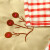 韓国の刺繍のノースリーブエプロンのバーベキューグリルの汚れ防止キッチンエプロンのおしゃれな綿麻式ホームワークウェアKLB 1133赤い