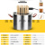 厚手のアップグレード版ステアリングスチール家庭用禁煙バーベキュー炉家庭用焼肉機ビーカー電焼羊肉串焼き鍋