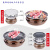 韓国式家庭用炭火焼ビジネス焼肉炭火焼肉鍋グリル鉄板焼き円形コース3：火鉢+焼き網+焼き皿
