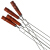 克来比斯钢焼き针6本に焼き串をつけて、ダブル串焼き针を刺して、串焼きにして串刺し焼きのアクセサリーKLB 1146をつけます。