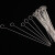 スティンレス鋼のガチョウの尾の針に太いダックの針を添えて、フックの付いている焼き物のアクセサリーに短い吊炉の小さい鍋の鉄の串に署名して24 cm 20本です。