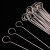 スティンレス鋼のガチョウの尾の針に太いダックの針を添えて、フックの付いている焼き物のアクセサリーに短い吊炉の小さい鍋の鉄の串に署名して24 cm 20本です。