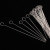 スティンレス鋼のガチョウの尾の針に太いローストダックの針付きのカルボナールの付属品の焼き串の短い吊り炉の小さい鍋の鉄の串の20 cm（20本）